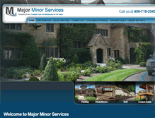 Tablet Screenshot of majorminorinc.com